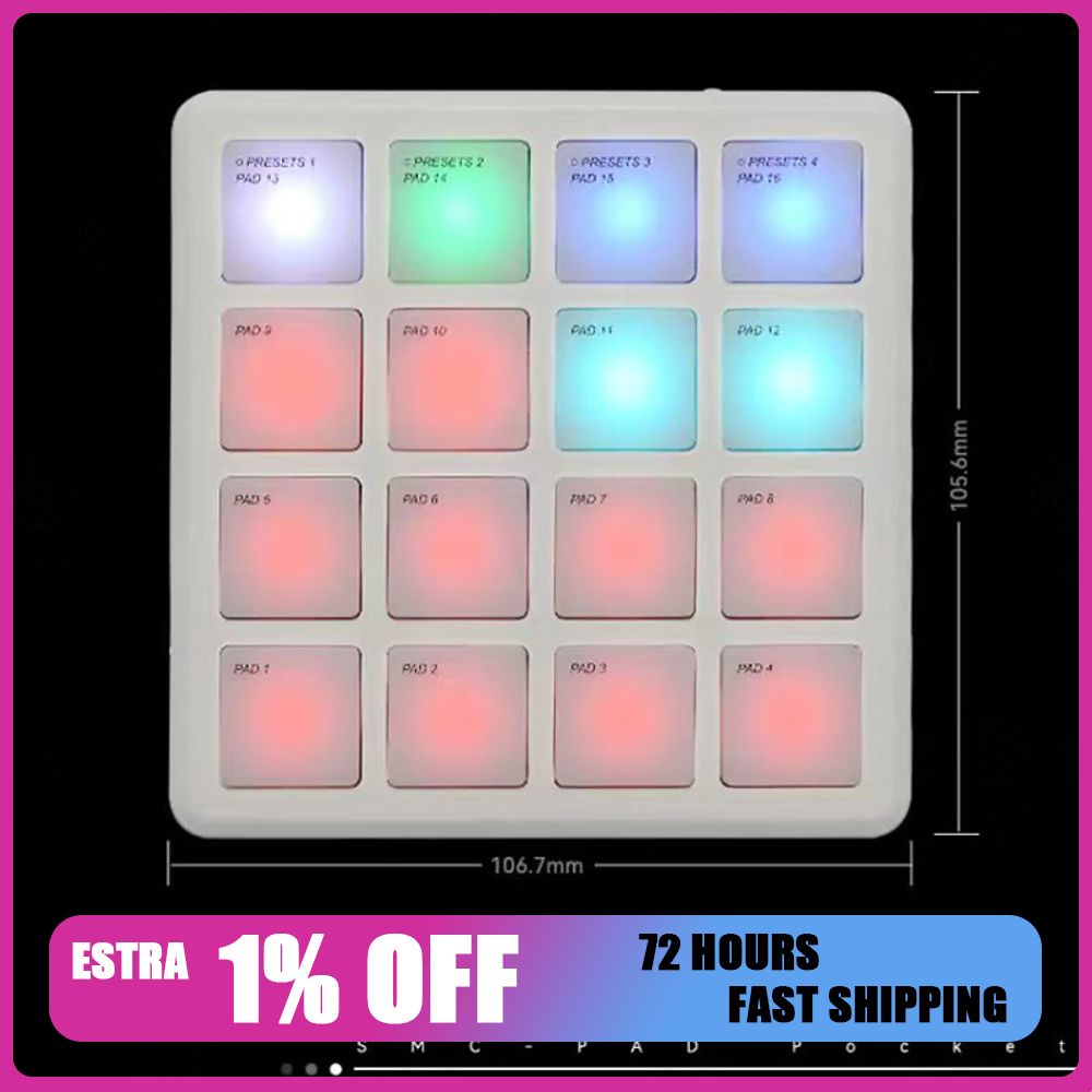 M-VAVE SMC-PAD 포켓 무선 블루투스 MIDI - Midi Controller Pad 리뷰 및 가격