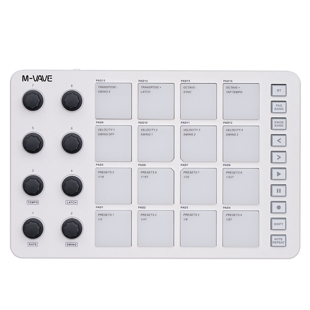 음악 제작용 RGB 조명이 있는 MIDI 컨트롤러 임팩 - Midi Controller Pad 리뷰 및 가격