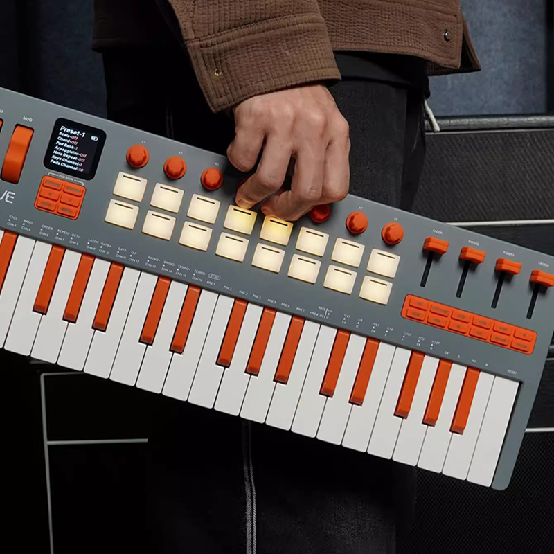 37키 MIDI 키보드 휴대용 블루투스 타악기 패드 컨 - Midi Controller Pad 리뷰 및 가격